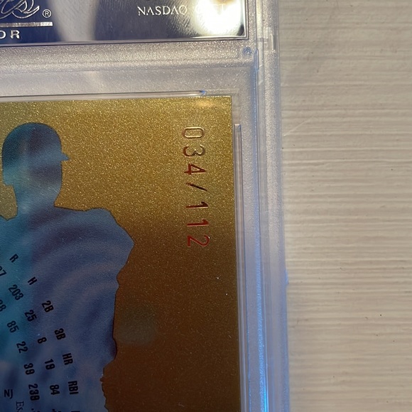 1999 Skybox E-X Cent Derek Jeter Essential Credential Future- PSA 9 graded - Picture 2 of 3